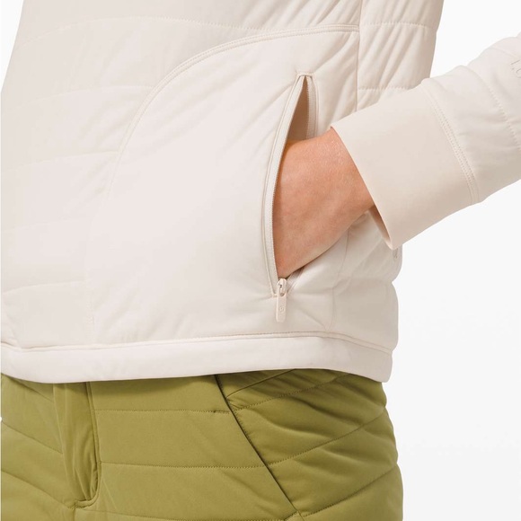 Lululemon Dynamic Movement Hoodie Light Ivory, Size 4, Excellent Condition - Picture 10 of 10